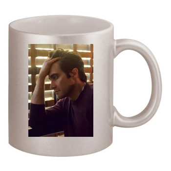 Jake Gyllenhaal 11oz Metallic Silver Mug