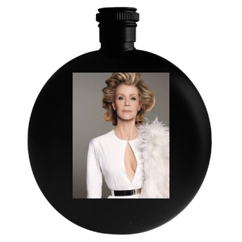 Jane Fonda Round Flask