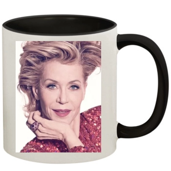 Jane Fonda 11oz Colored Inner & Handle Mug