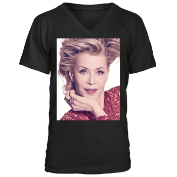 Jane Fonda Men's V-Neck T-Shirt