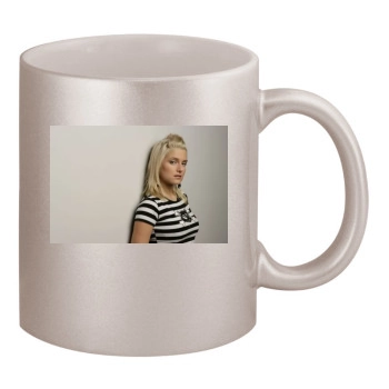 Jeanette Biedermann 11oz Metallic Silver Mug