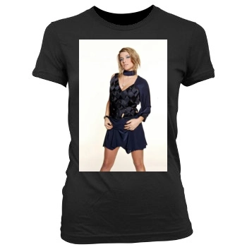 Jeanette Biedermann Women's Junior Cut Crewneck T-Shirt