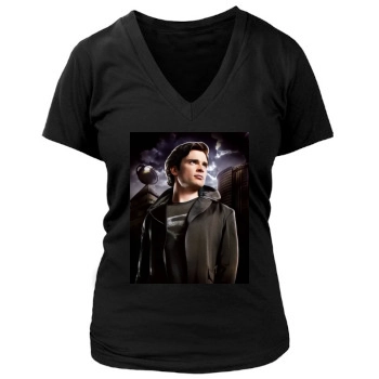 Smallville (2001) Women's Deep V-Neck TShirt