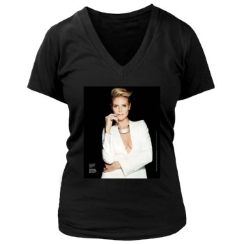 Heidi Klum Women's Deep V-Neck TShirt