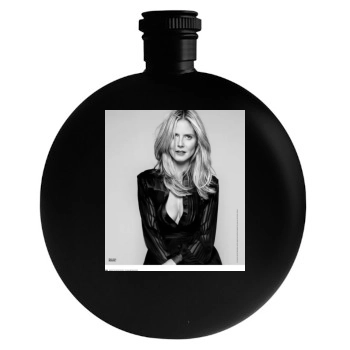 Heidi Klum Round Flask