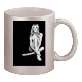 Heidi Klum 11oz Metallic Silver Mug