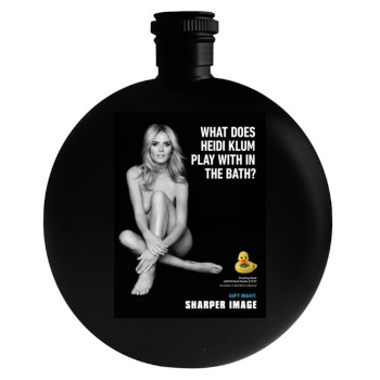 Heidi Klum Round Flask