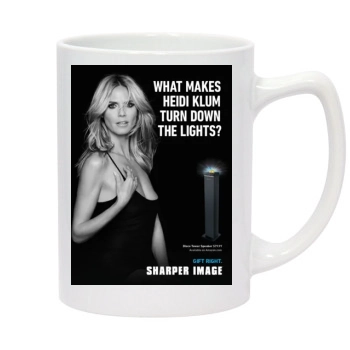 Heidi Klum 14oz White Statesman Mug