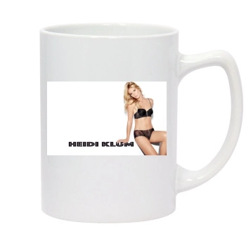 Heidi Klum 14oz White Statesman Mug