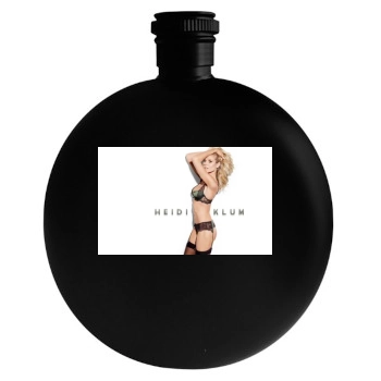 Heidi Klum Round Flask