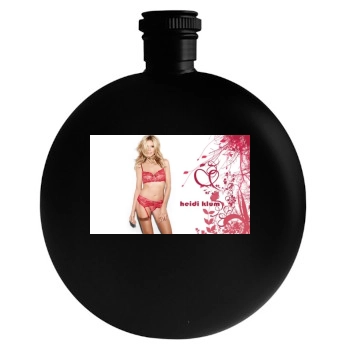 Heidi Klum Round Flask