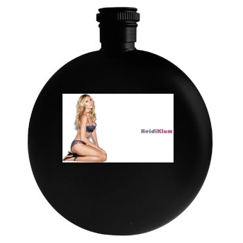 Heidi Klum Round Flask