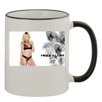 Heidi Klum 11oz Colored Rim & Handle Mug