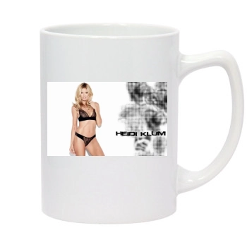 Heidi Klum 14oz White Statesman Mug