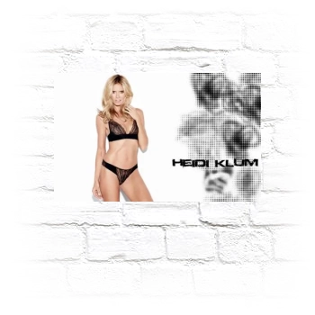 Heidi Klum Metal Wall Art