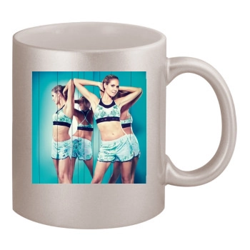 Heidi Klum 11oz Metallic Silver Mug