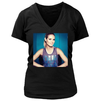 Heidi Klum Women's Deep V-Neck TShirt