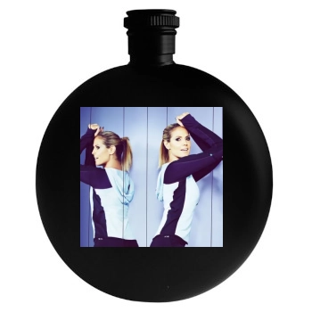 Heidi Klum Round Flask