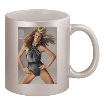 Heidi Klum 11oz Metallic Silver Mug