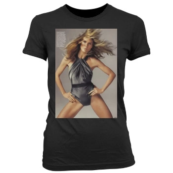 Heidi Klum Women's Junior Cut Crewneck T-Shirt