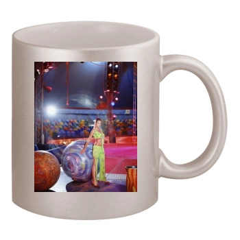 Heidi Klum 11oz Metallic Silver Mug