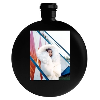 Heidi Klum Round Flask