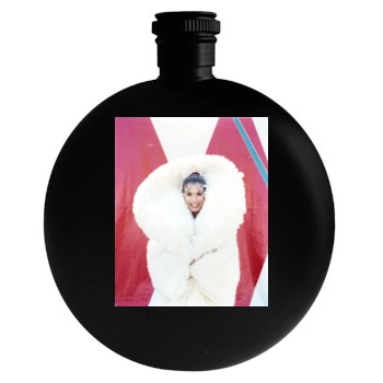 Heidi Klum Round Flask