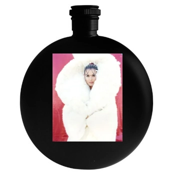 Heidi Klum Round Flask