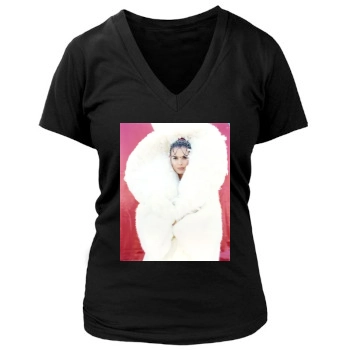 Heidi Klum Women's Deep V-Neck TShirt