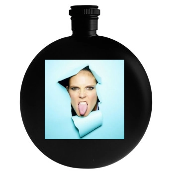 Heidi Klum Round Flask