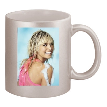 Heidi Klum 11oz Metallic Silver Mug