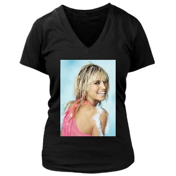 Heidi Klum Women's Deep V-Neck TShirt