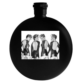 Heidi Klum Round Flask