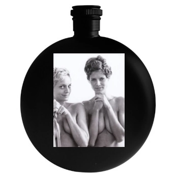 Heidi Klum Round Flask