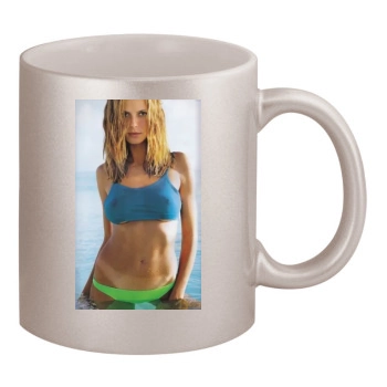 Heidi Klum 11oz Metallic Silver Mug