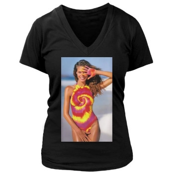 Heidi Klum Women's Deep V-Neck TShirt