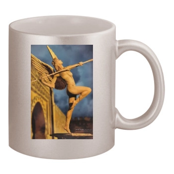 Heidi Klum 11oz Metallic Silver Mug