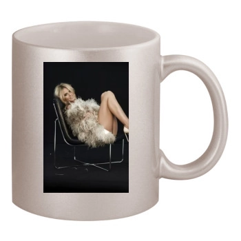 Heidi Klum 11oz Metallic Silver Mug