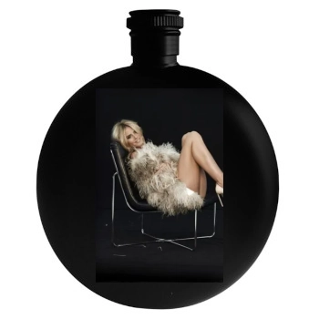 Heidi Klum Round Flask