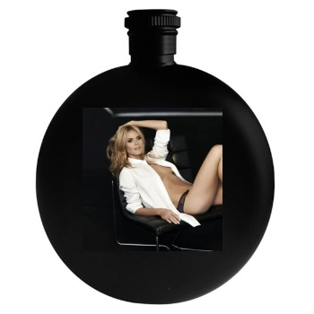 Heidi Klum Round Flask