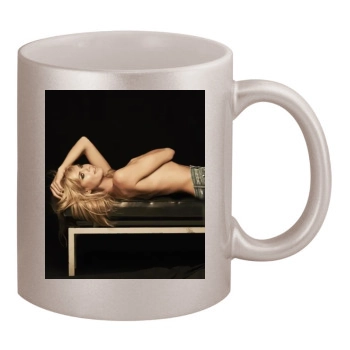 Heidi Klum 11oz Metallic Silver Mug