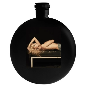 Heidi Klum Round Flask