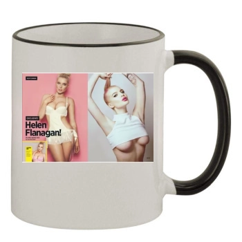 Helen Flanagan 11oz Colored Rim & Handle Mug