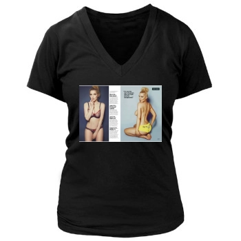 Helen Flanagan Women's Deep V-Neck TShirt