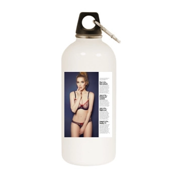 Helen Flanagan White Water Bottle With Carabiner