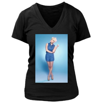 Helen Flanagan Women's Deep V-Neck TShirt