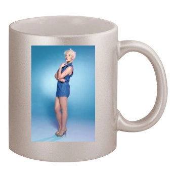 Helen Flanagan 11oz Metallic Silver Mug