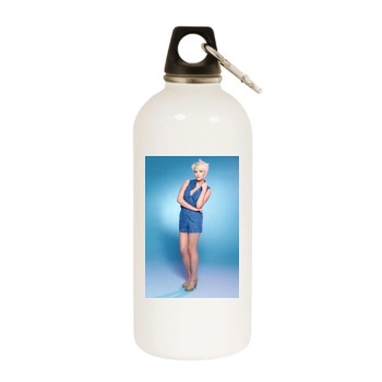 Helen Flanagan White Water Bottle With Carabiner