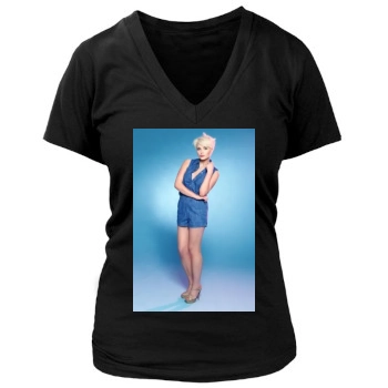 Helen Flanagan Women's Deep V-Neck TShirt