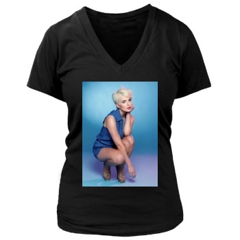 Helen Flanagan Women's Deep V-Neck TShirt